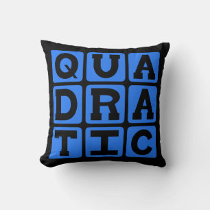 Cojín Decorativo Ecuación matemática cuadrática