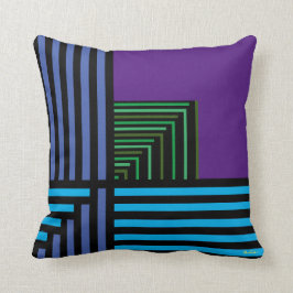 Cojín Decorativo Edad de jazz, espectáculo de pisos"