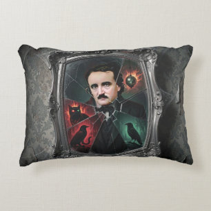 Cojín Decorativo Edgar Allan Poe: Arte para ti y sus otros fans