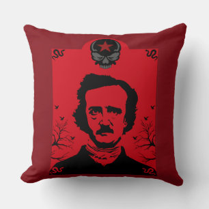 Cojín Decorativo Edgar Allan Poe Black Raven
