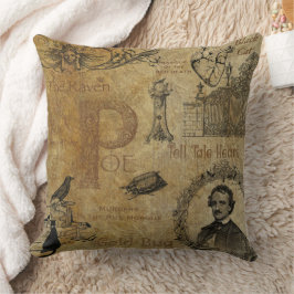 Cojín decorativo Edgar Allen Poe