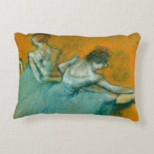 Cojín Decorativo Edgar Degas Bailarinas en la Barra Impresión: Arte
