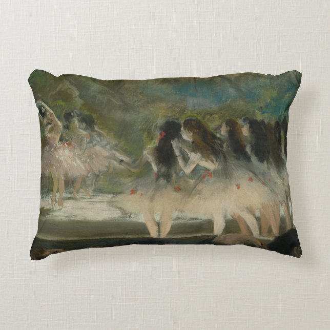 Cojín Decorativo Edgar Degas - Ballet en la ópera de París (Anverso)