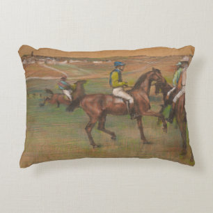 Cojín Decorativo Edgar Degas - Caballos de Raza