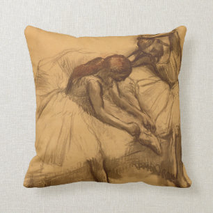 Cojín Decorativo Edgar Degas el dos bailarines