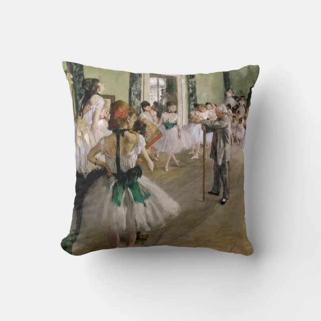 Cojín Decorativo Edgar Degas - La clase de danza (Anverso)