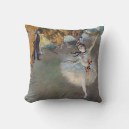 Cojín Decorativo Edgar Degas - La estrella / bailarina en el escena