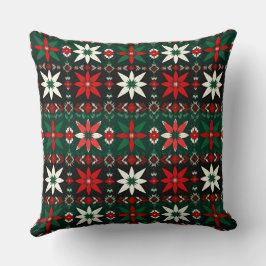 Cojín Decorativo Edición 3 de Navidad de Fair Isle escandinavo