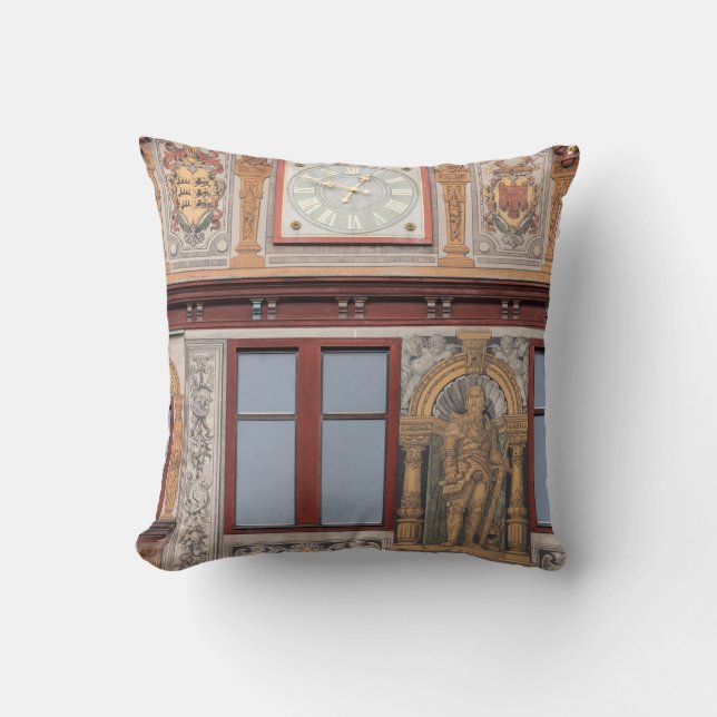 Cojín Decorativo Edificio del casco antiguo Frescos (Anverso)