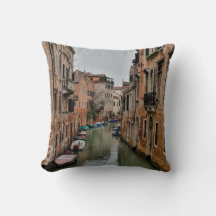 Cojín Decorativo Edificios a lo largo de los canales de Venecia