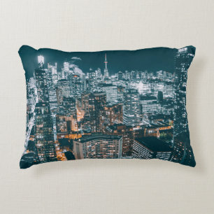 COJÍN DECORATIVO EDIFICIOS DE LA CIUDAD CON VISTAS SUPERIORES