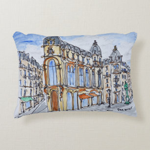 Cojín Decorativo Edificios en Rue Reaumur, París, Francia