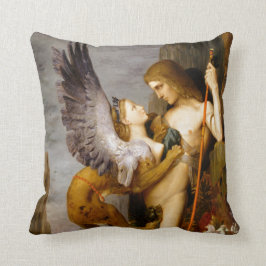 Cojín Decorativo Edipo y la esfinge de Gustave Moreau