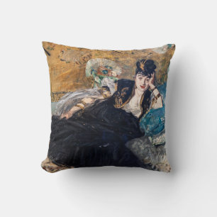 Cojín Decorativo Edouard Manet - Dama con Abanicos