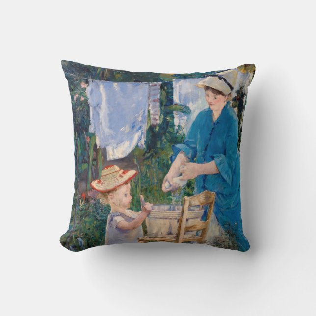 Cojín Decorativo Edouard Manet - La colada (Anverso)