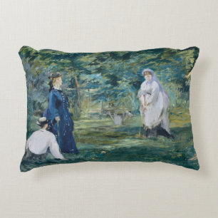 Cojín Decorativo Edouard Manet - Un juego de croquet