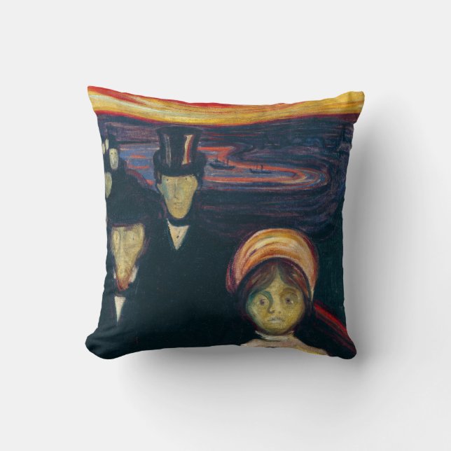 Cojín Decorativo Edvard Munch - Ansiedad (Anverso)