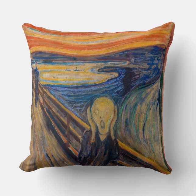 Cojín Decorativo Edvard Munch - El Grito 1893 (Anverso)