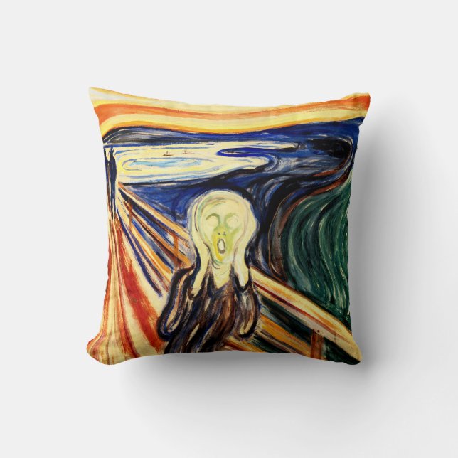 Cojín Decorativo Edvard Munch The Scream (Anverso)