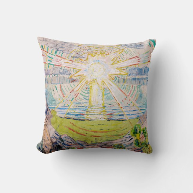 Cojín Decorativo Edvard Munch - The Sun 1910 (Anverso)