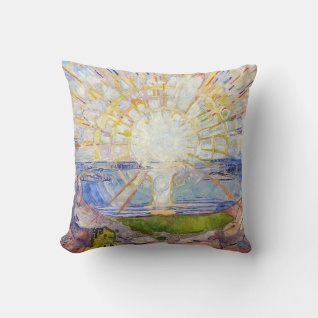 Cojín Decorativo Edvard Munch - The Sun 1911 (Anverso)