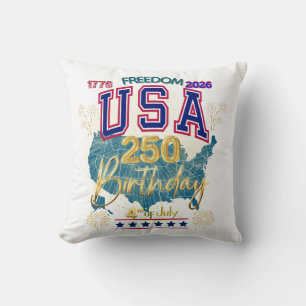 COJÍN DECORATIVO EE. UU. 250 AÑOS DE LIBERTAD