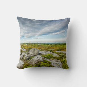 Cojín Decorativo EE.UU., Virginia Occidental, Davis. Paisaje en Dol