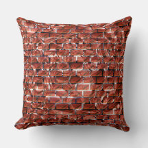 Efecto de ladrillo rojo sobre el dibujo de círculo