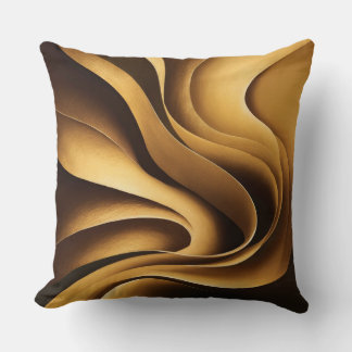 Cojín Decorativo Efecto Ombre Dorado