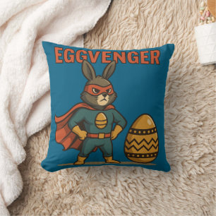 Cojín Decorativo Eggvenger - ¡El Superhéroe de Pascua! 💥 ✨