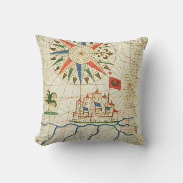 Cojín Decorativo Egipto, el río el Nilo y El Cairo (Anverso)