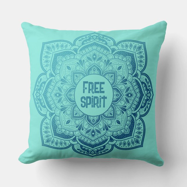 Cojín Decorativo Eira Mandala Personalized Throw Pillow (Anverso)