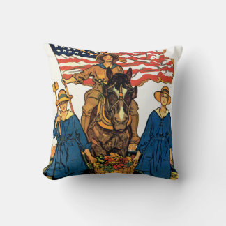 Cojín Decorativo Ejército de la Tierra de Mujeres