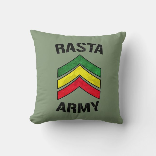 Cojín Decorativo Ejército de Rasta (Anverso)