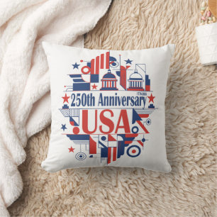 Cojín Decorativo El 250 aniversario de Estados Unidos