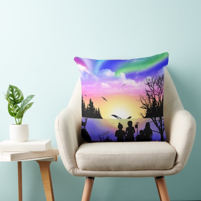 Cojín Decorativo El abrazo de la naturaleza (Silla)