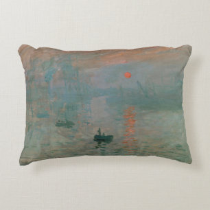 Cojín Decorativo El amanecer de la impresión de Claude Monet (levan