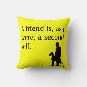 Cojín Decorativo El amigo del perro
