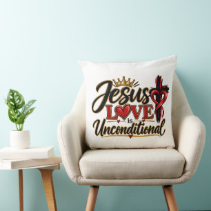 Cojín Decorativo El amor de Jesús es incondicional