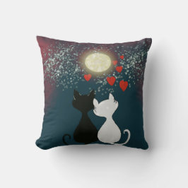 Cojín Decorativo El amor de los gatos