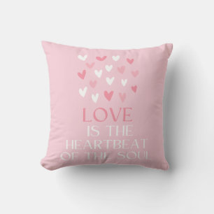 Cojín Decorativo El amor es el latido del alma