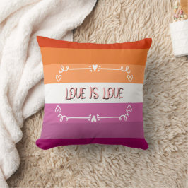 Cojín Decorativo El amor es el mes del orgullo amoroso