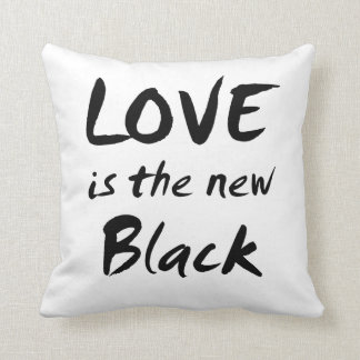 Cojín Decorativo El amor es el nuevo negro