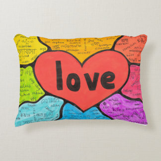 Cojín Decorativo El amor es nuestro idioma