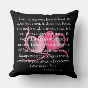 Cojín Decorativo El amor es paciente