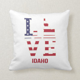 Cojín Decorativo El amor estatal de Idaho