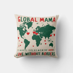 Cojín Decorativo El amor más allá de las fronteras: El diseño del m