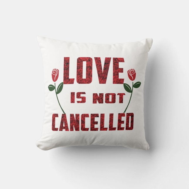 Cojín Decorativo El amor no se cancela (Anverso)