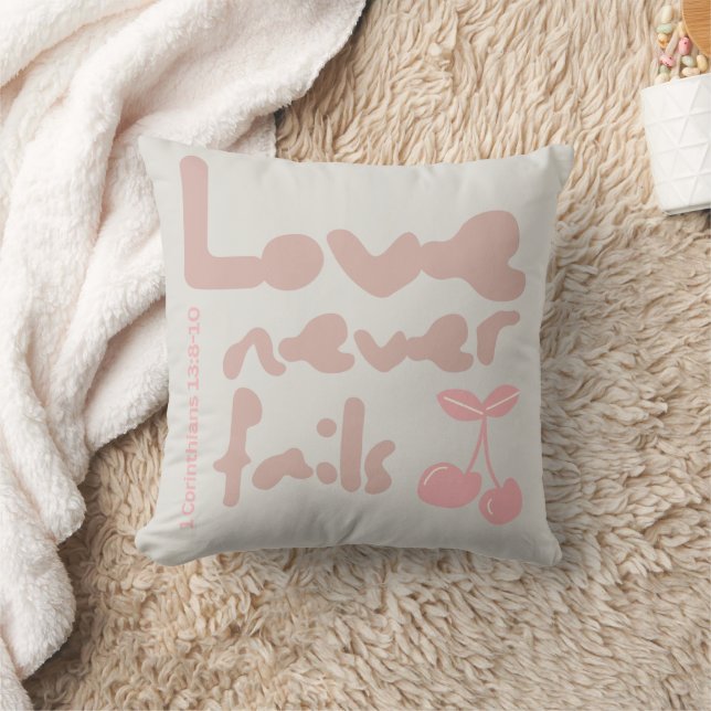 Cojín Decorativo El amor nunca falla / (Manta)