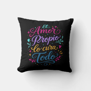 Cojín Decorativo El amor propio lo cura todo